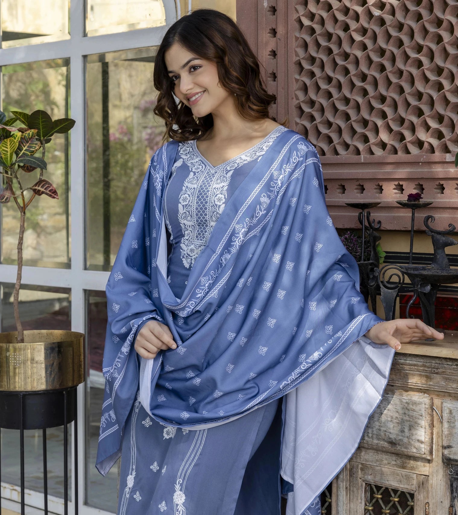 Embroidered Kurta Set